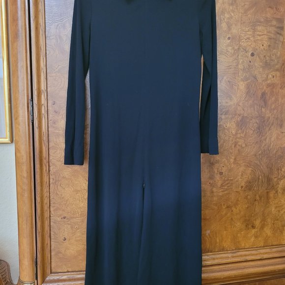 Liday Biday Dress,  made in Canada, size S/P, Black, midi length. - Picture 1 of 2